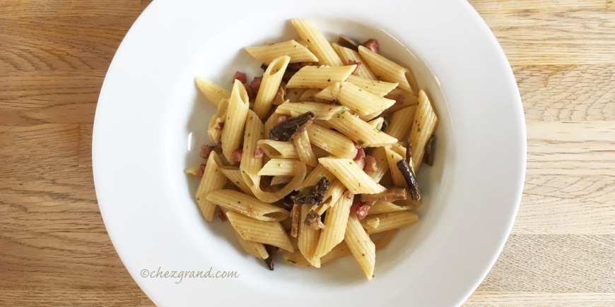 Penne aux morilles