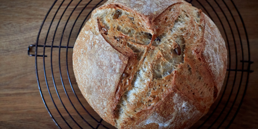 Pain aux graines, au levain